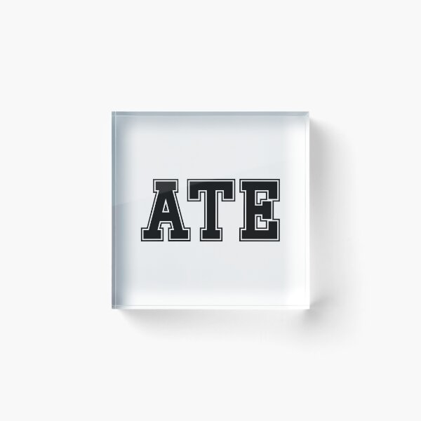 Item preview, Ate - athletic words designed and sold by RebelHeroUK.