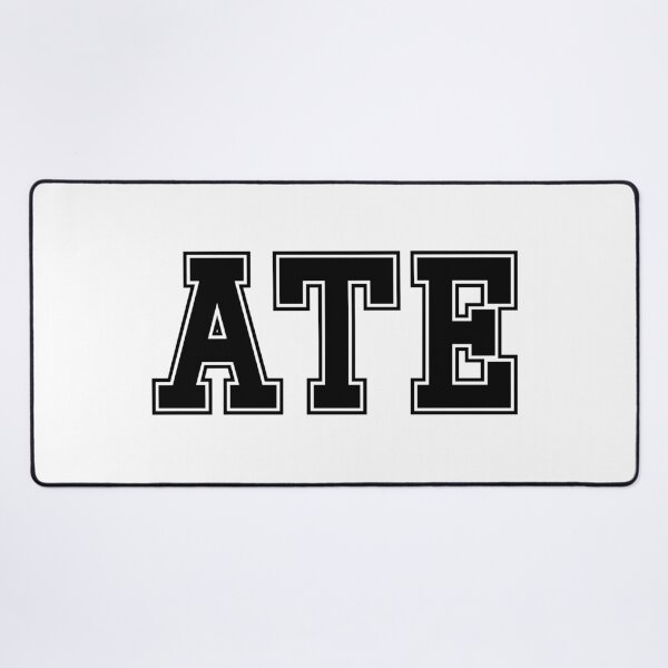 Item preview, Ate - athletic words designed and sold by RebelHeroUK.