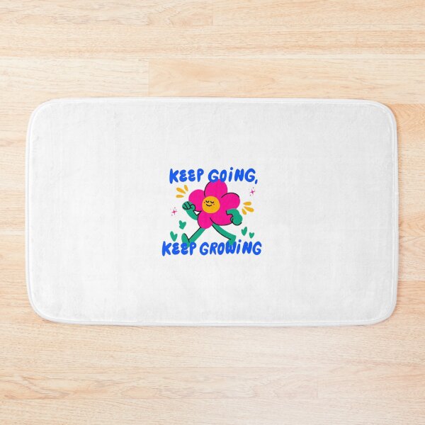 Item preview, Keep Going Keep Growing Cute Flower Motivation Design | Positive Mindset Quote designed and sold by PixelVibe Art.