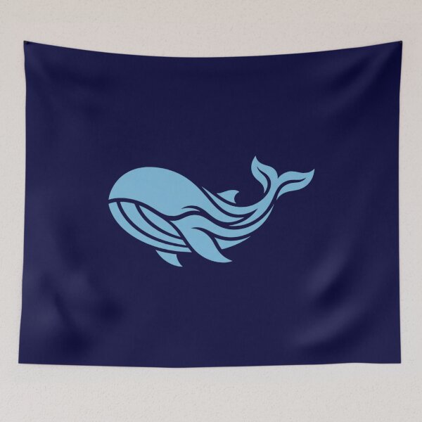 Item preview, Ocean Whale Flow Minimal Wave Design designed and sold by CiprianBt.