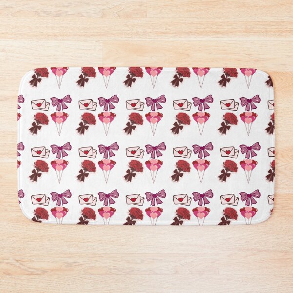 Item preview, Minimalist Romantic Red Rose Bouquet Sticker Pack - Heart Balloons and Bow designed and sold by Art IN Pack.