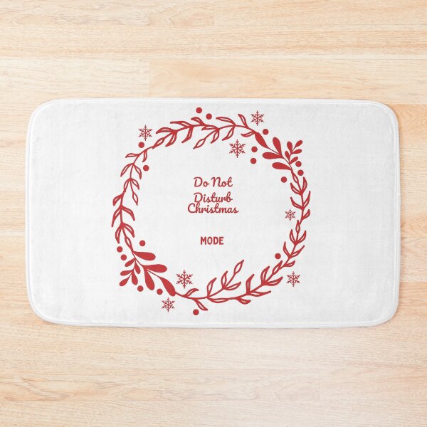 Item preview, Do Not Disturb Christmas Mode Holiday Wreath designed and sold by Hey Golden Fly.