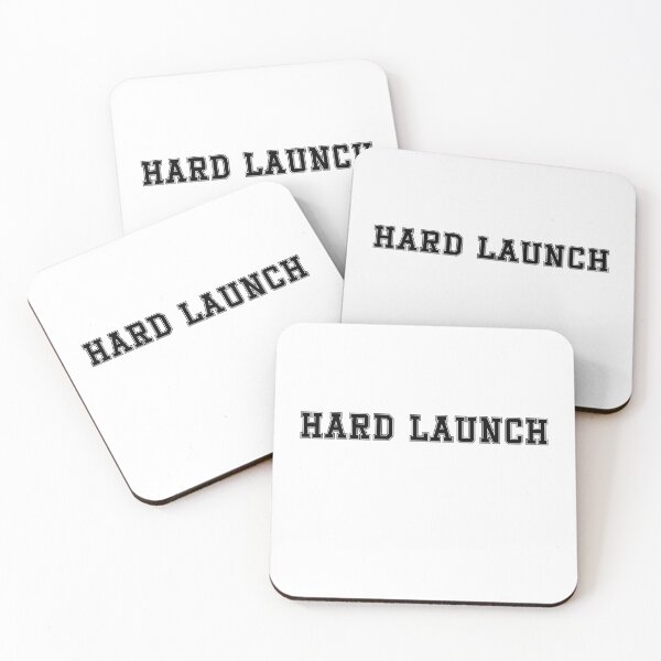 Item preview, Hard launch - athletic words designed and sold by RebelHeroUK.