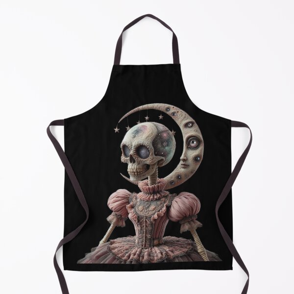 Item preview, Gothic Elegance: Moon and Skeleton Woman designed and sold by LujziWorld.