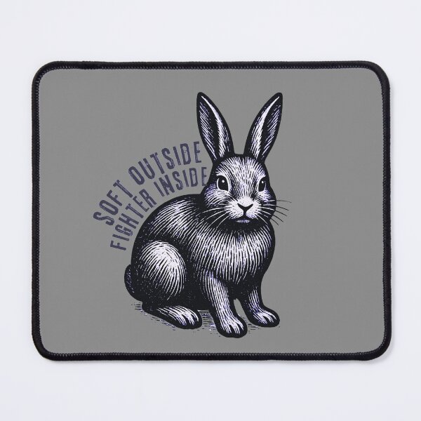 Item preview, HSP rabbit - soft outside fighter inside designed and sold by Feinsicht.
