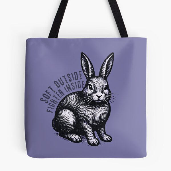 Item preview, HSP rabbit - soft outside fighter inside designed and sold by Feinsicht.