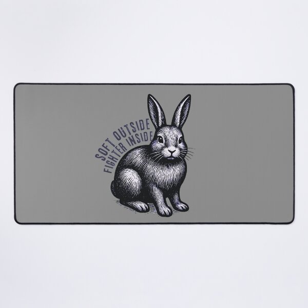 Item preview, HSP rabbit - soft outside fighter inside designed and sold by Feinsicht.