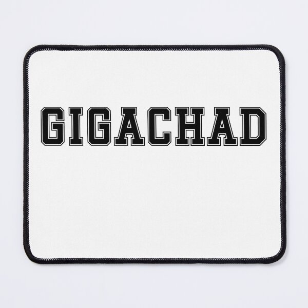 Item preview, Gigachad - athletic words designed and sold by RebelHeroUK.
