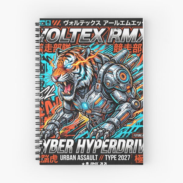 Item preview, Cyber Hyperdrive Tiger designed and sold by BigBoyFunky.