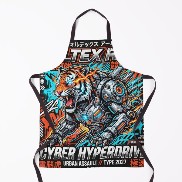 Item preview, Cyber Hyperdrive Tiger designed and sold by BigBoyFunky.