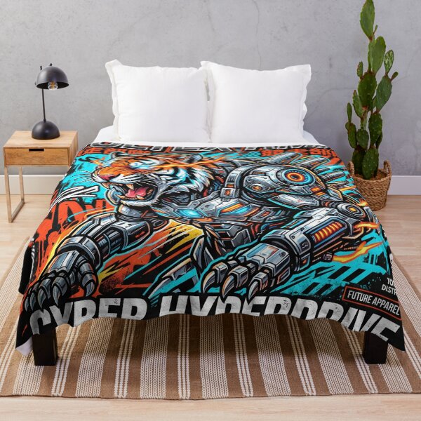 Item preview, Cyber Hyperdrive Tiger designed and sold by BigBoyFunky.