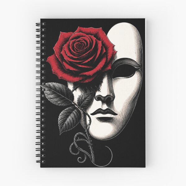Item preview, Ethereal Elegance: Hidden Behind the Phantom of the Opera's Rose  designed and sold by NerdiPop.