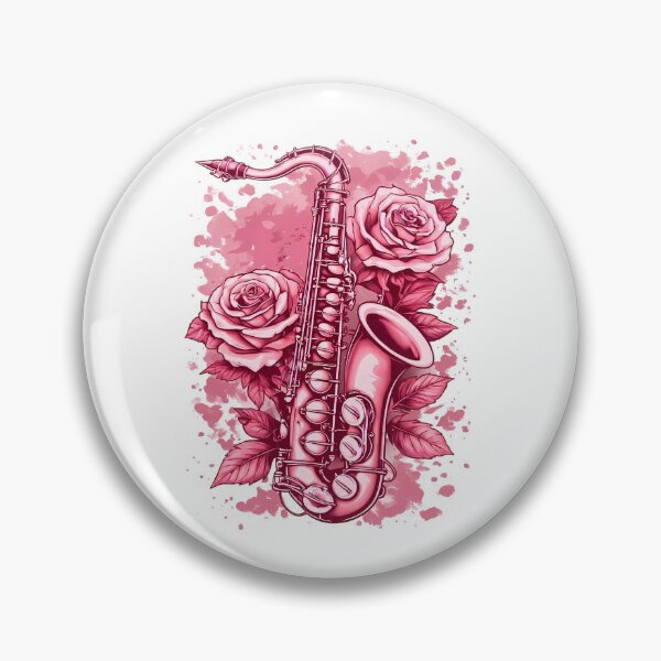 Item preview, Rose Jazz Saxophone  – International Jazz Day designed and sold by Art-Arcade6.