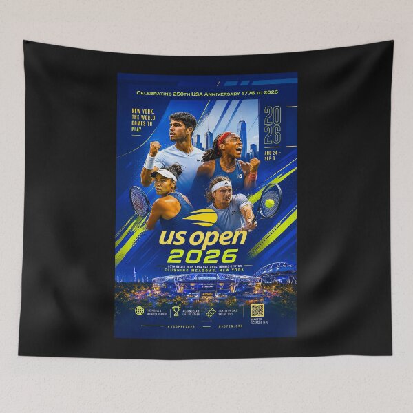 Item preview, US OPEN 2026 TENNIS - 250th USA Anniversary Celebration 1776 to 2026 designed and sold by DBM Photo Art 1.