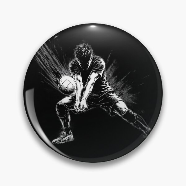 Item preview, Reception – volleyball passing moment designed and sold by NorthRally.
