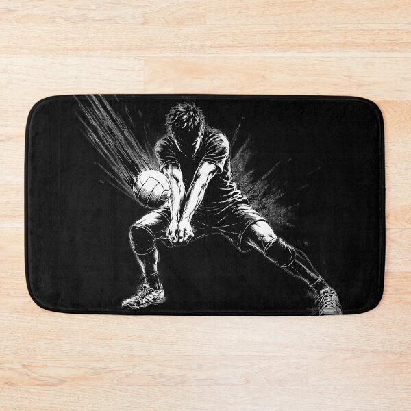 Item preview, Reception – volleyball passing moment designed and sold by NorthRally.