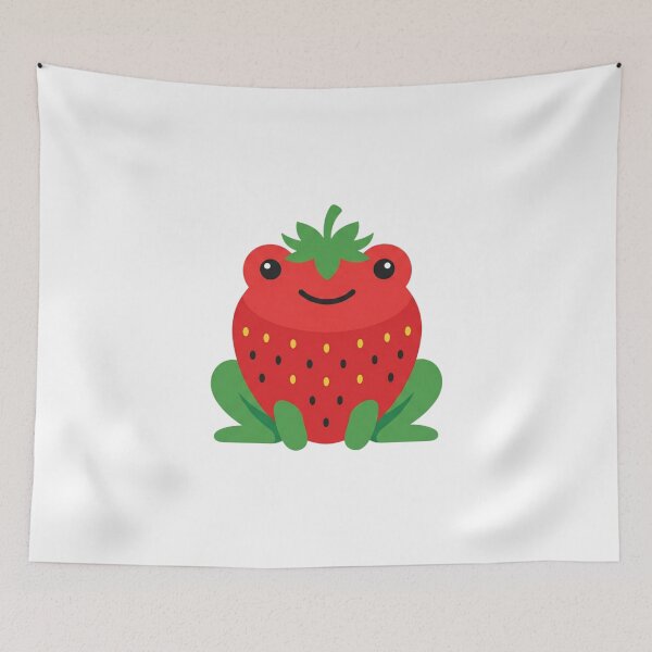 Item preview, Strawberry Frog Cute Fruit Animal designed and sold by CiprianBt.