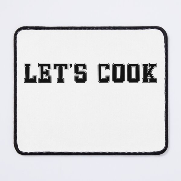 Item preview, Let's cook - athletic words designed and sold by RebelHeroUK.