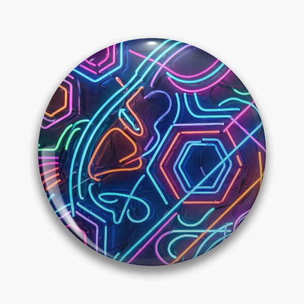 Item preview, Future Neon Cosmic Landscapes Celestial Wonders Surreal Imagination designed and sold by ART ATTACK ZONE.