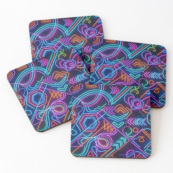Item preview, Future Neon Cosmic Landscapes Celestial Wonders Surreal Imagination designed and sold by ART ATTACK ZONE.
