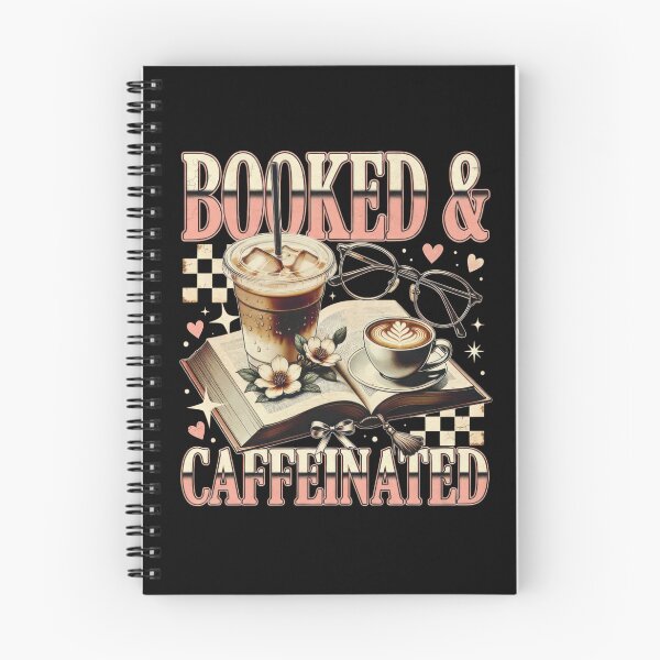 Item preview, Booked and Caffeinated Retro Book Lover Iced Coffee Vintage Aesthetic Graphic library vibes designed and sold by Keingdesign.
