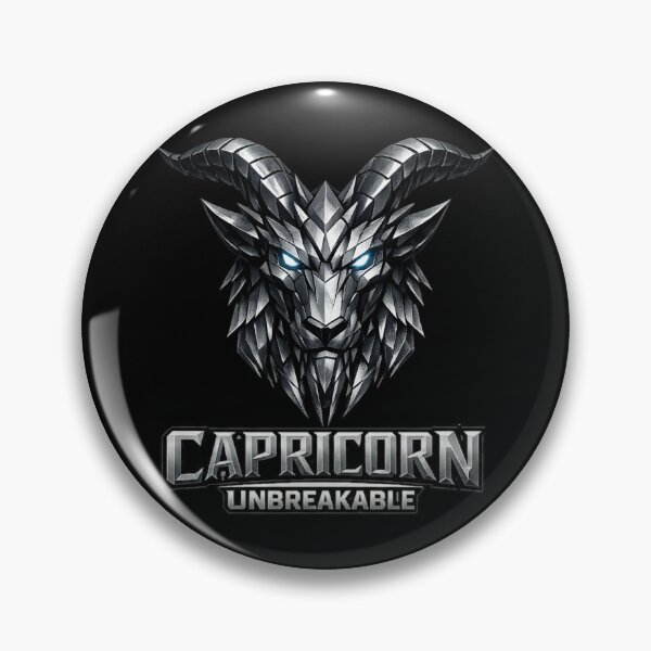 Item preview, Capricorn – Unbreakable | Zodiac Metal Head Design designed and sold by Synthos1978.