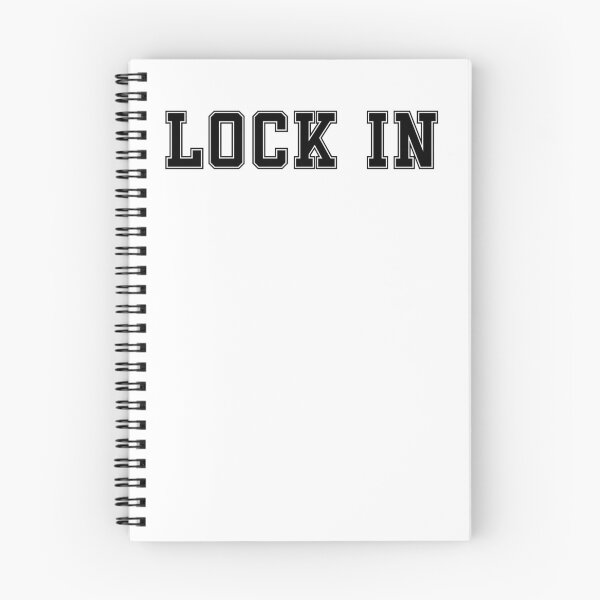Item preview, Lock in - athletic words designed and sold by RebelHeroUK.