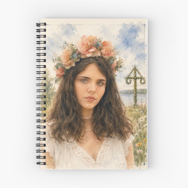 Item preview, Nordic Flower Crown Maiden designed and sold by Weird & wonderful .