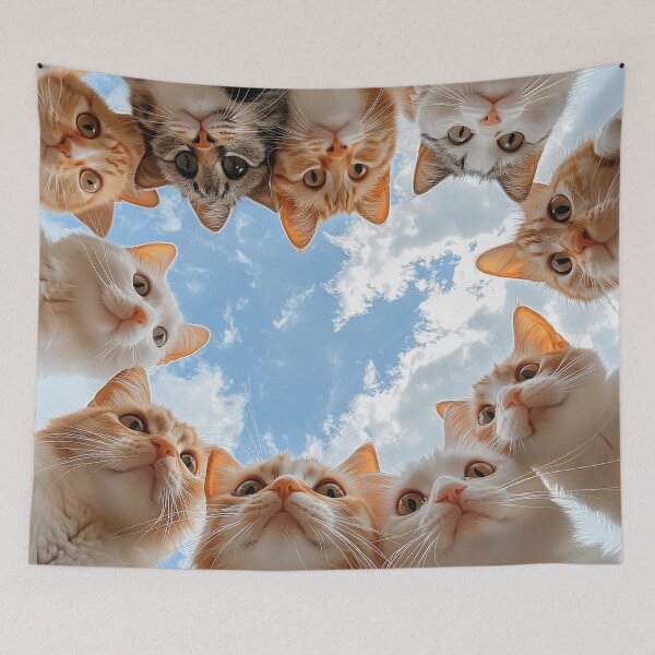Item preview, Adorable cats taking a selfie designed and sold by dcrc.