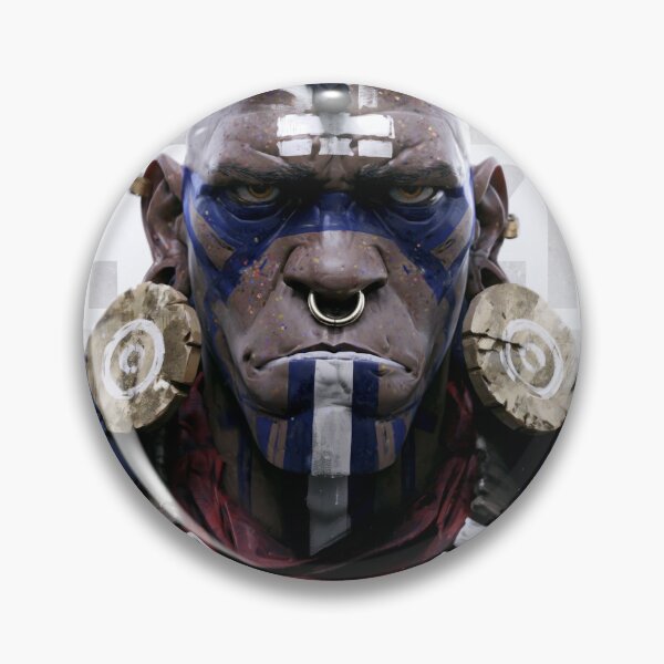 Item preview, 3D portrait in digital painting of Neo ethnic shaman man designed and sold by PioneerX1.