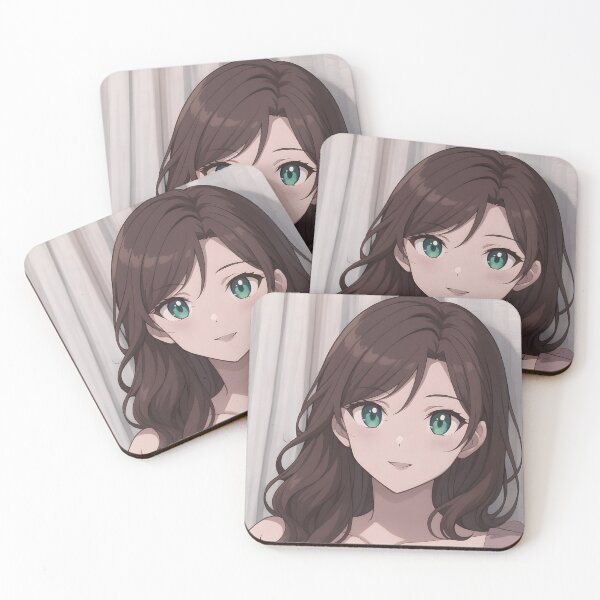 Item preview, manga girl face- original artwork designed and sold by Aliss20.