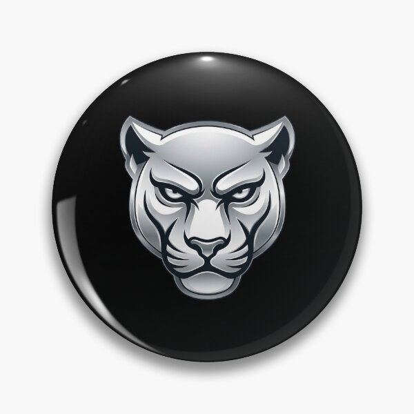 Item preview, Chrome Panther Metallic Minimal Head designed and sold by CiprianBt.