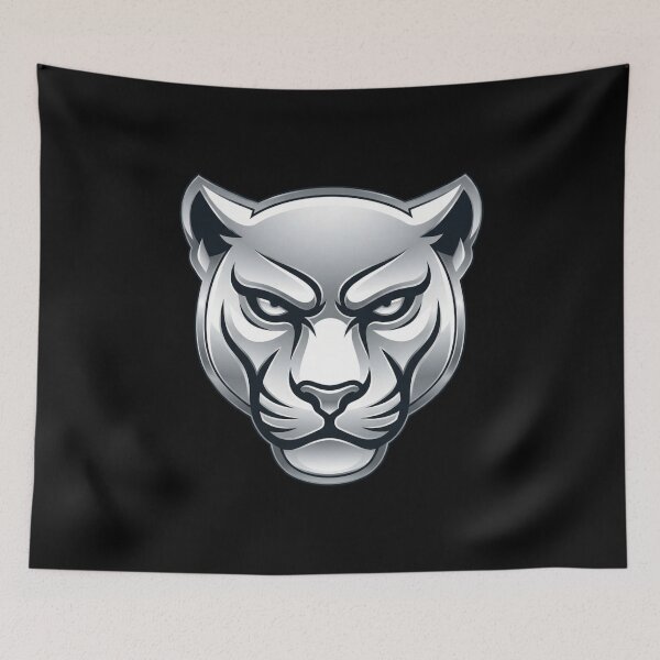 Item preview, Chrome Panther Metallic Minimal Head designed and sold by CiprianBt.