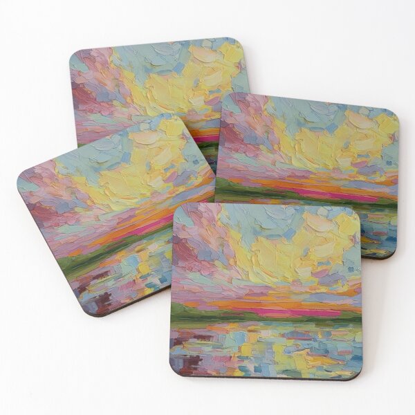 Item preview, Abstract Evening All Contemporary Modern Landscape designed and sold by davidelder.
