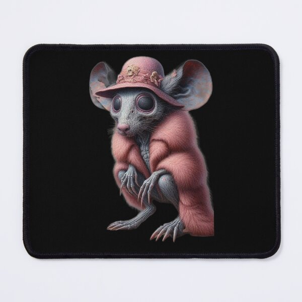 Item preview, Stylish Pink Mouse: Hat and Art designed and sold by LujziWorld.