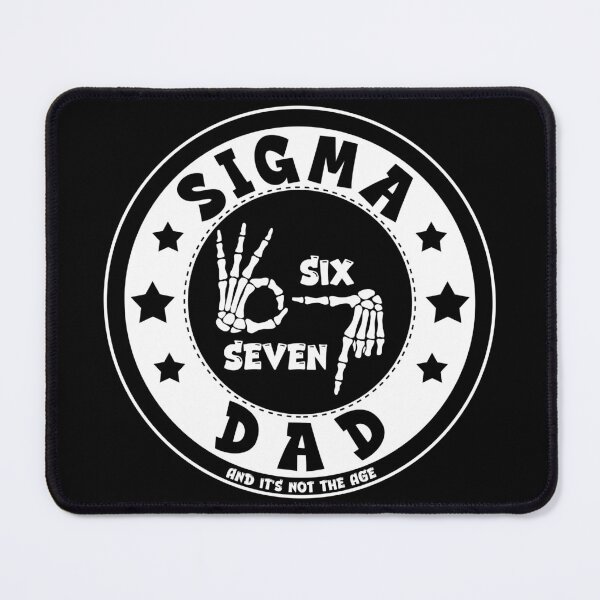 Item preview, Funny Sigma Six Seven Dad (Light Print) designed and sold by SteamWorkz.