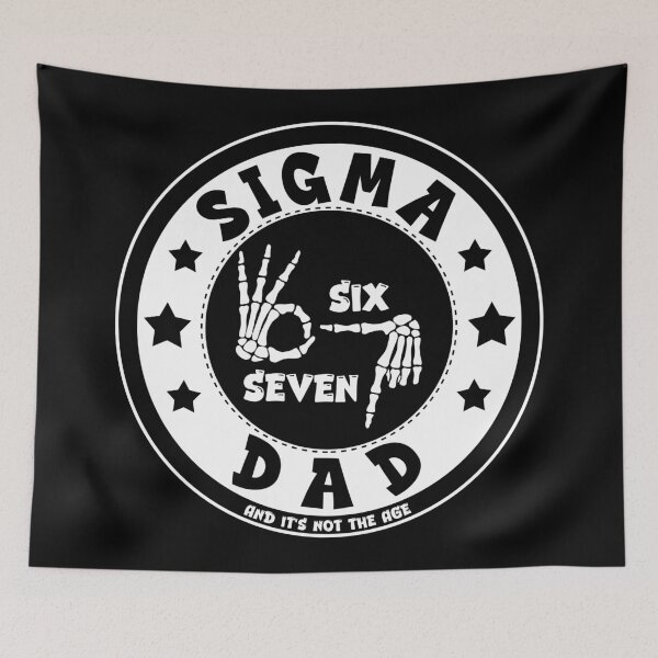 Item preview, Funny Sigma Six Seven Dad (Light Print) designed and sold by SteamWorkz.
