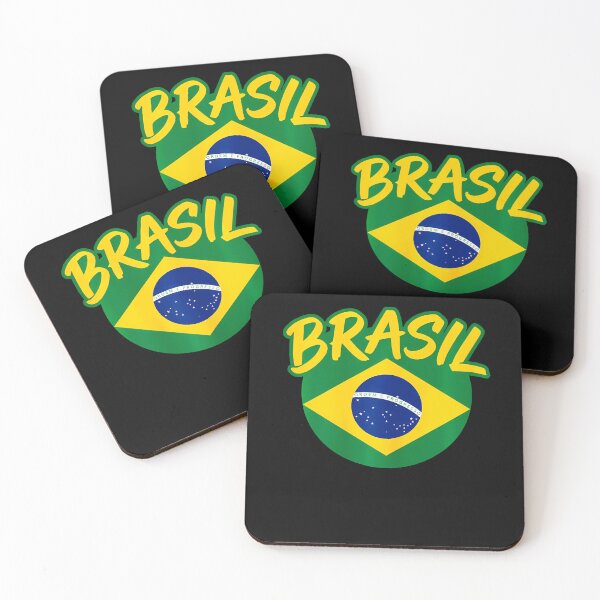 Item preview, Brasil With Brazilian Flag Colors Brazil designed and sold by ripgoatclothing.