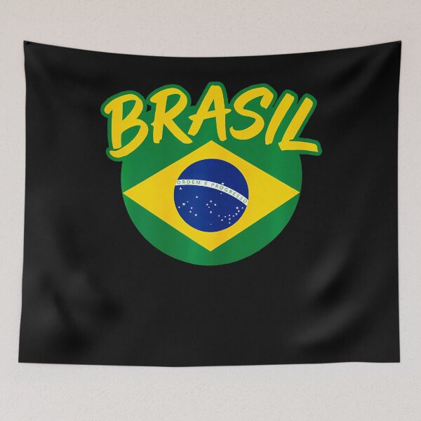Item preview, Brasil With Brazilian Flag Colors Brazil designed and sold by ripgoatclothing.