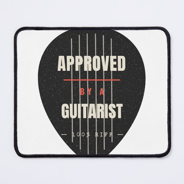 Item preview, Approved Guitarist – Funny Guitar Player Gift | 100% Riff designed and sold by Deviens Guitariste.