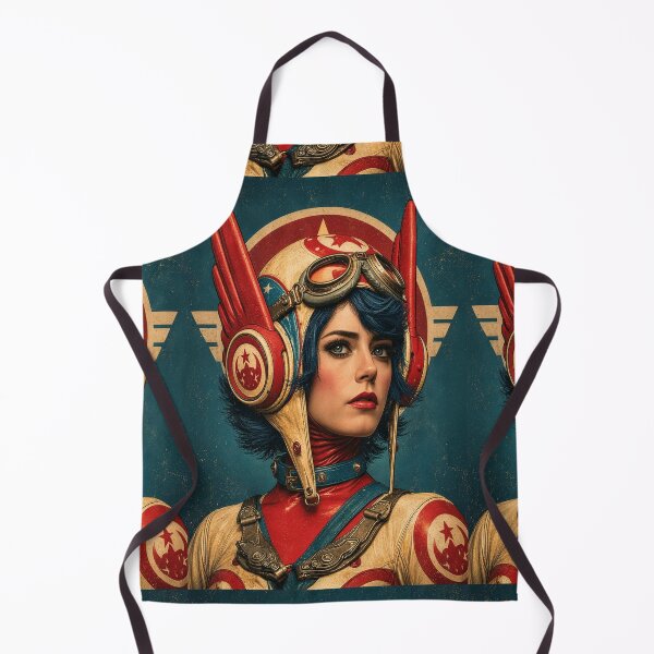 Item preview, Retro Heroine with Wings designed and sold by jodotodesign.