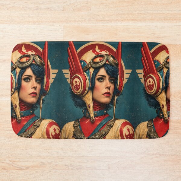 Item preview, Retro Heroine with Wings designed and sold by jodotodesign.