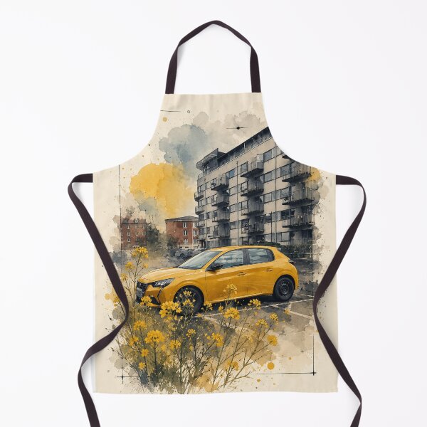 Item preview, Sunshine on a gray day - yellow car watercolor designed and sold by Weird & wonderful .