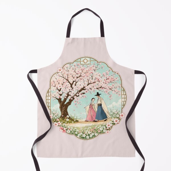 Item preview, Cherry Blossom Romance: Joseon Couple Strolling Amidst Blooms K-drama designed and sold by NerdiPop.
