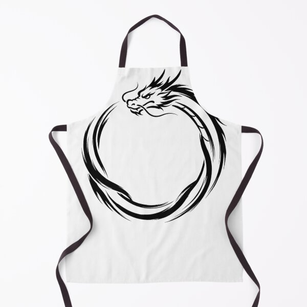 Item preview, Ink Dragon Circle Zen Brush Symbol designed and sold by CiprianBt.