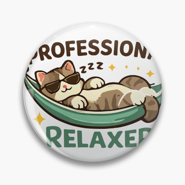 Item preview, Professional Relaxer Funny Cat in Hammock Sunglasses Graphic designed and sold by banglalook.
