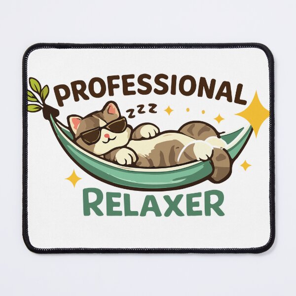 Item preview, Professional Relaxer Funny Cat in Hammock Sunglasses Graphic designed and sold by banglalook.