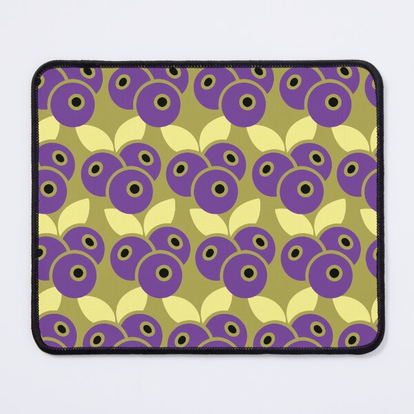 Item preview, Purple Berry Pattern Retro Botanical  designed and sold by vectalux.
