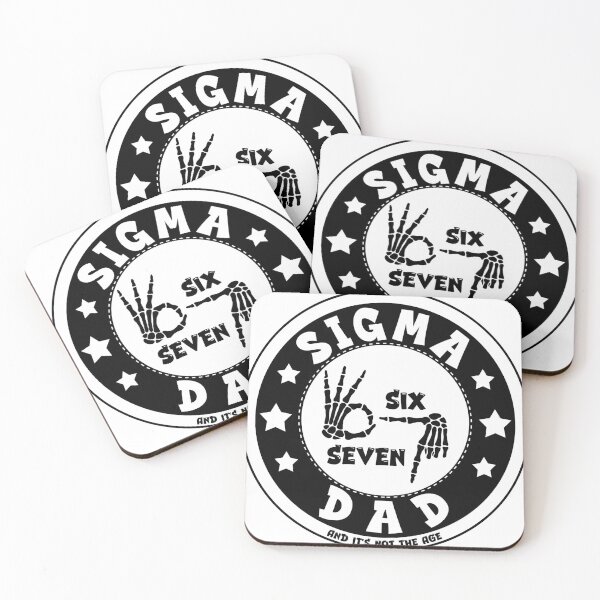 Item preview, Funny Sigma Six Seven Dad (Dark Print) designed and sold by SteamWorkz.