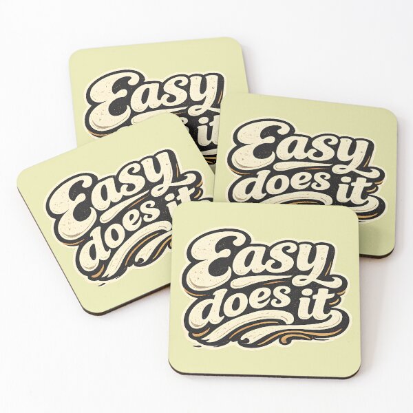 Item preview, Easy Does It Retro 70s Typography designed and sold by Mr Lee.
